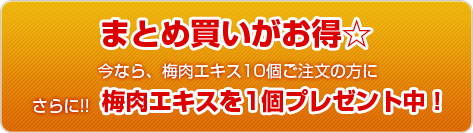 梅肉エキス専門店 紀州の梅蔵 まとめ買いがお得☆