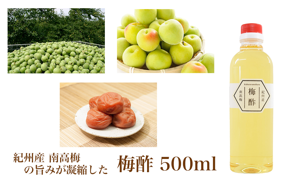 紀州産 南高梅】 梅酢 500g （ペットボトル） 紀州の梅蔵有限会社